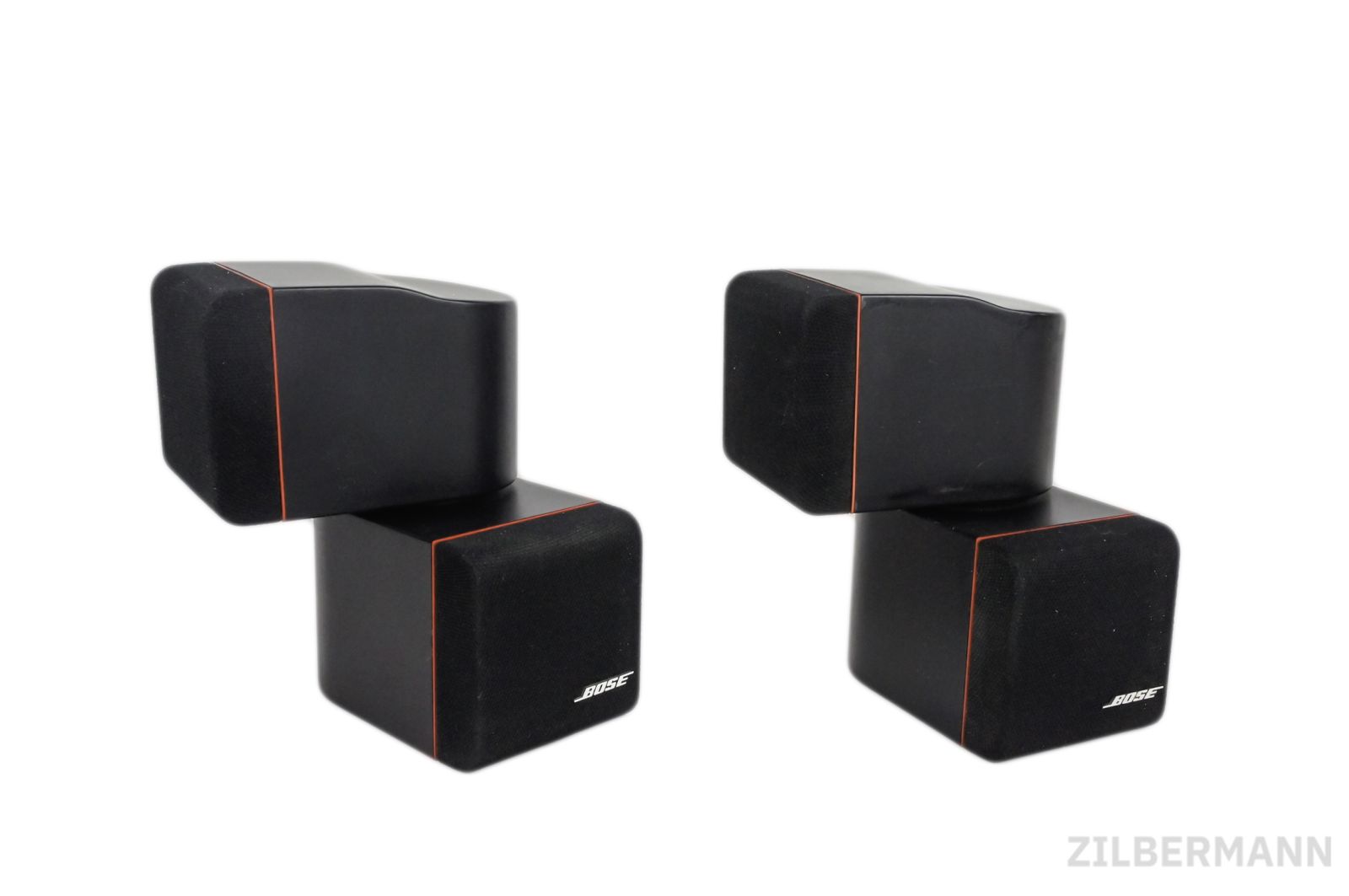 2x_Bose_Doppelcubes_Lautsprecher_Boxen_Series_II_mit_roten_Rand_02