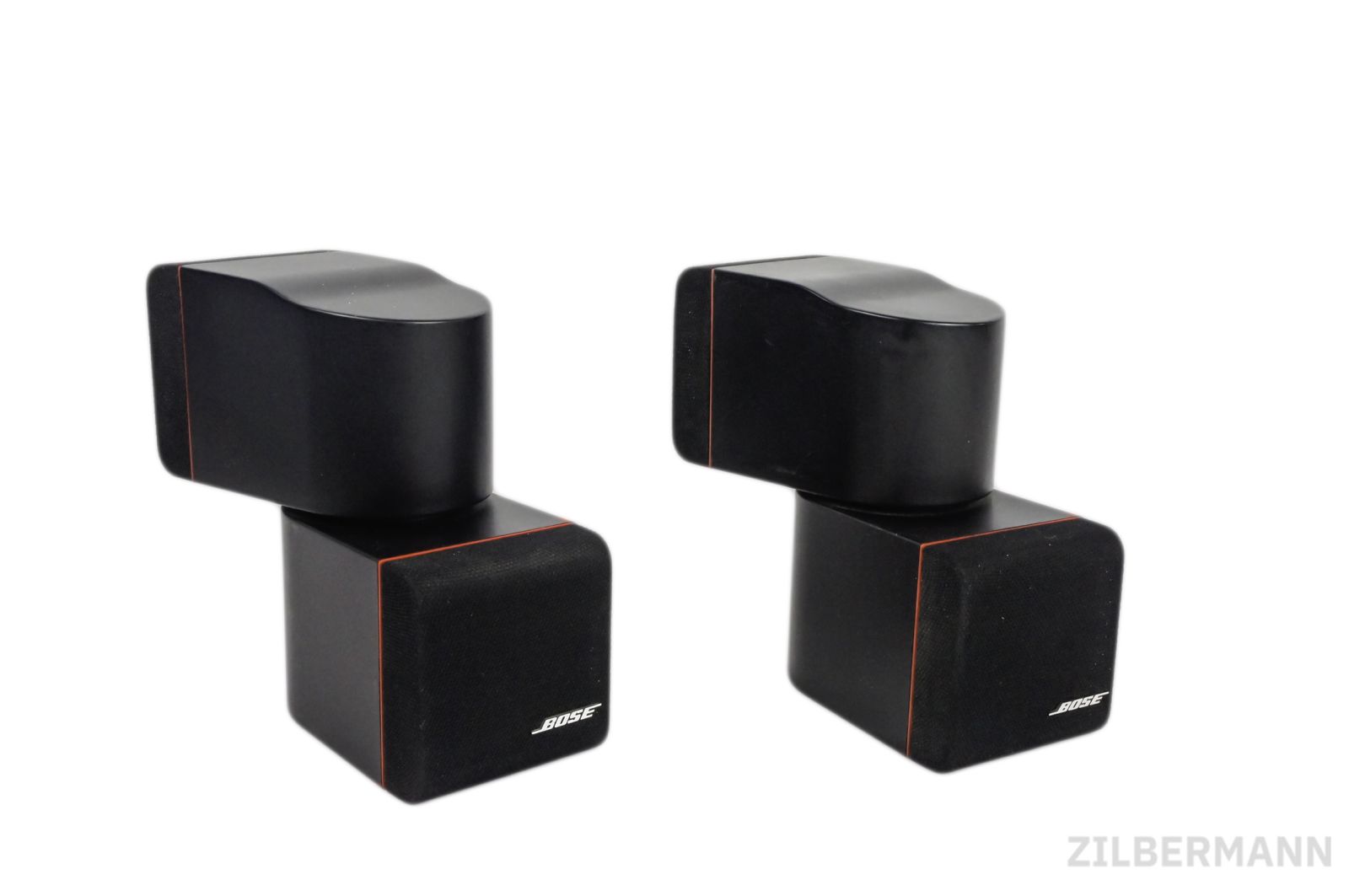 2x_Bose_Doppelcubes_Lautsprecher_Boxen_Series_II_mit_roten_Rand_03