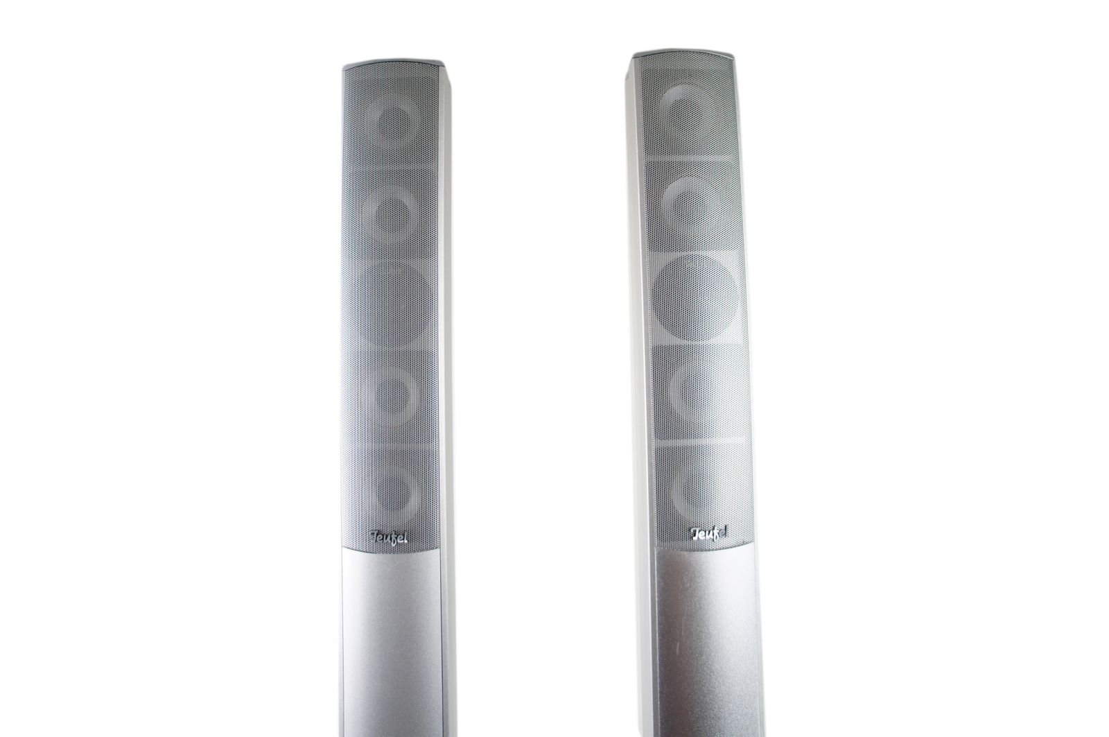 2x_Teufel_Concept_S_Stand-Saulenlautsprecher_Satelliten_Boxen_Alu_Silber