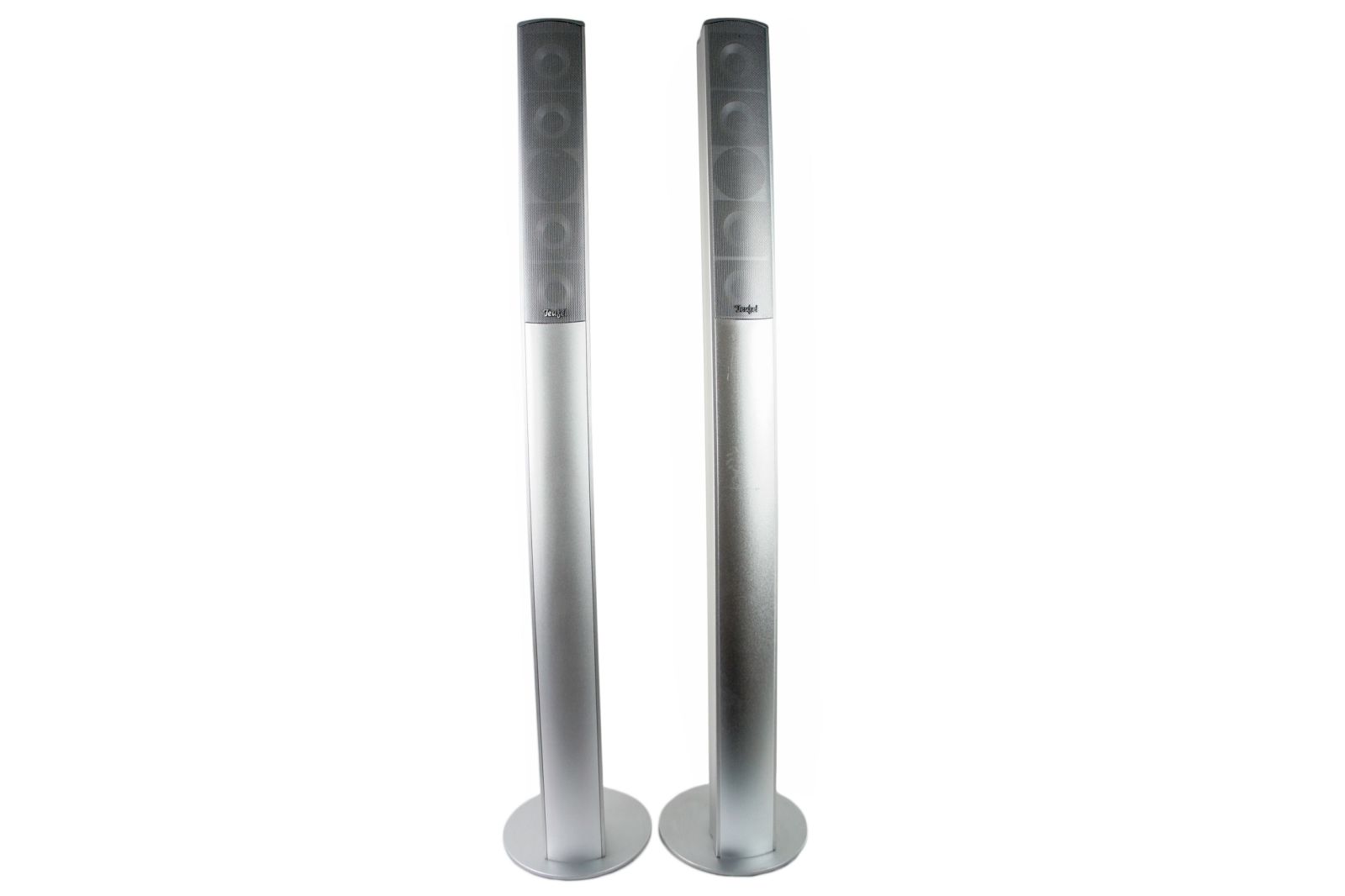 2x_Teufel_Concept_S_Stand-Saulenlautsprecher_Satelliten_Boxen_Alu_Silber