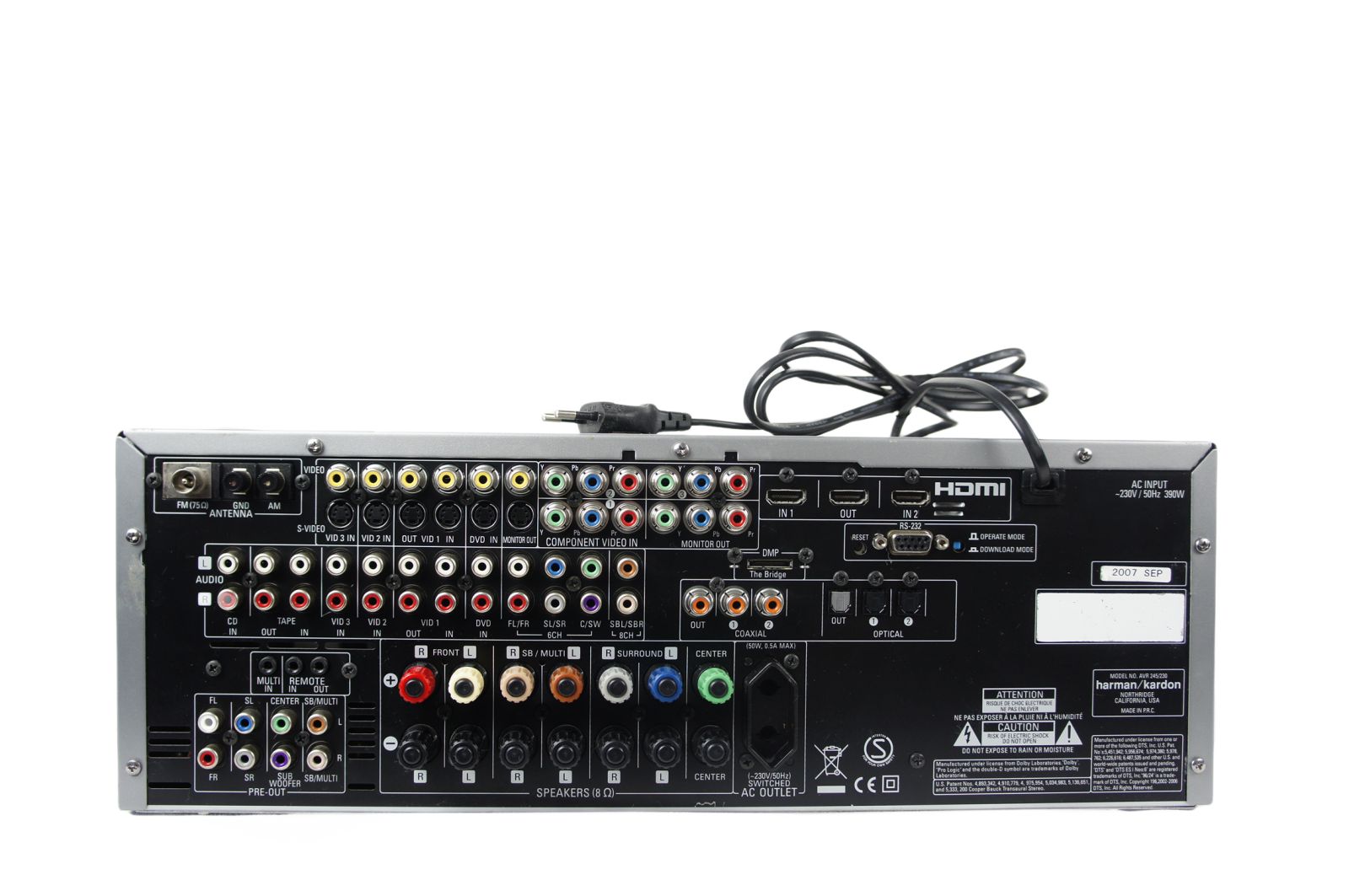 Harman Kardon AVR 245 Receiver gebraucht kaufen azilb.de