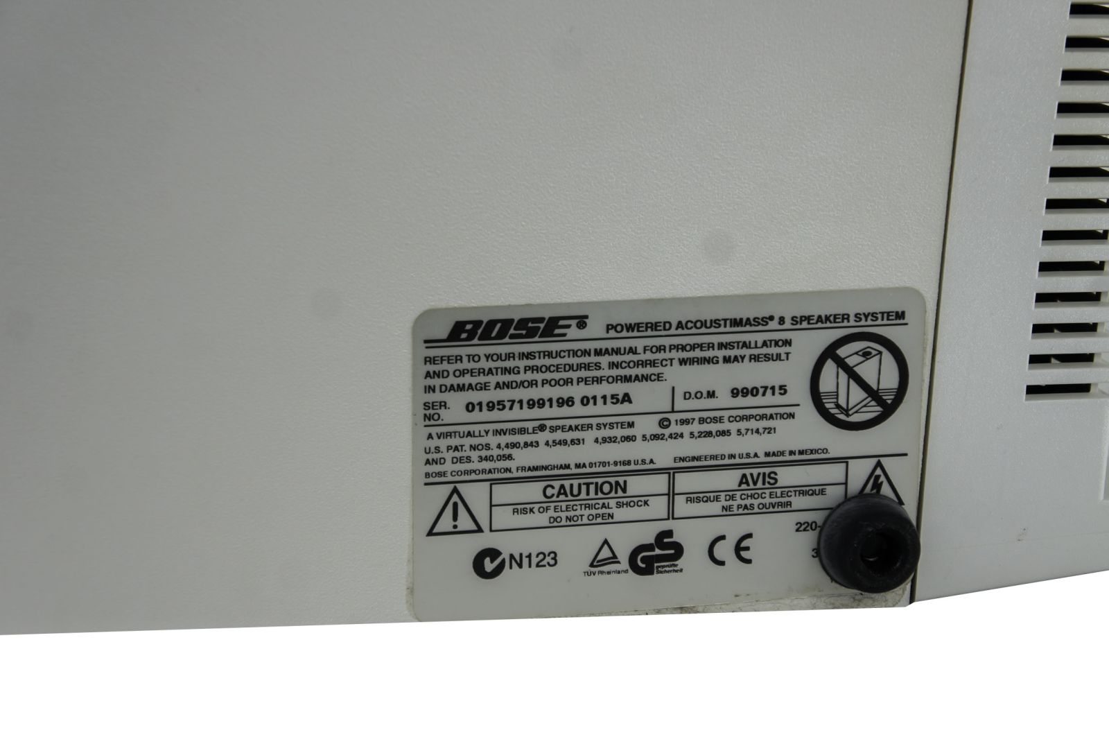 Bose_Acoustimass_8_Series_II_Subwoofer_Powered_Aktiv_06