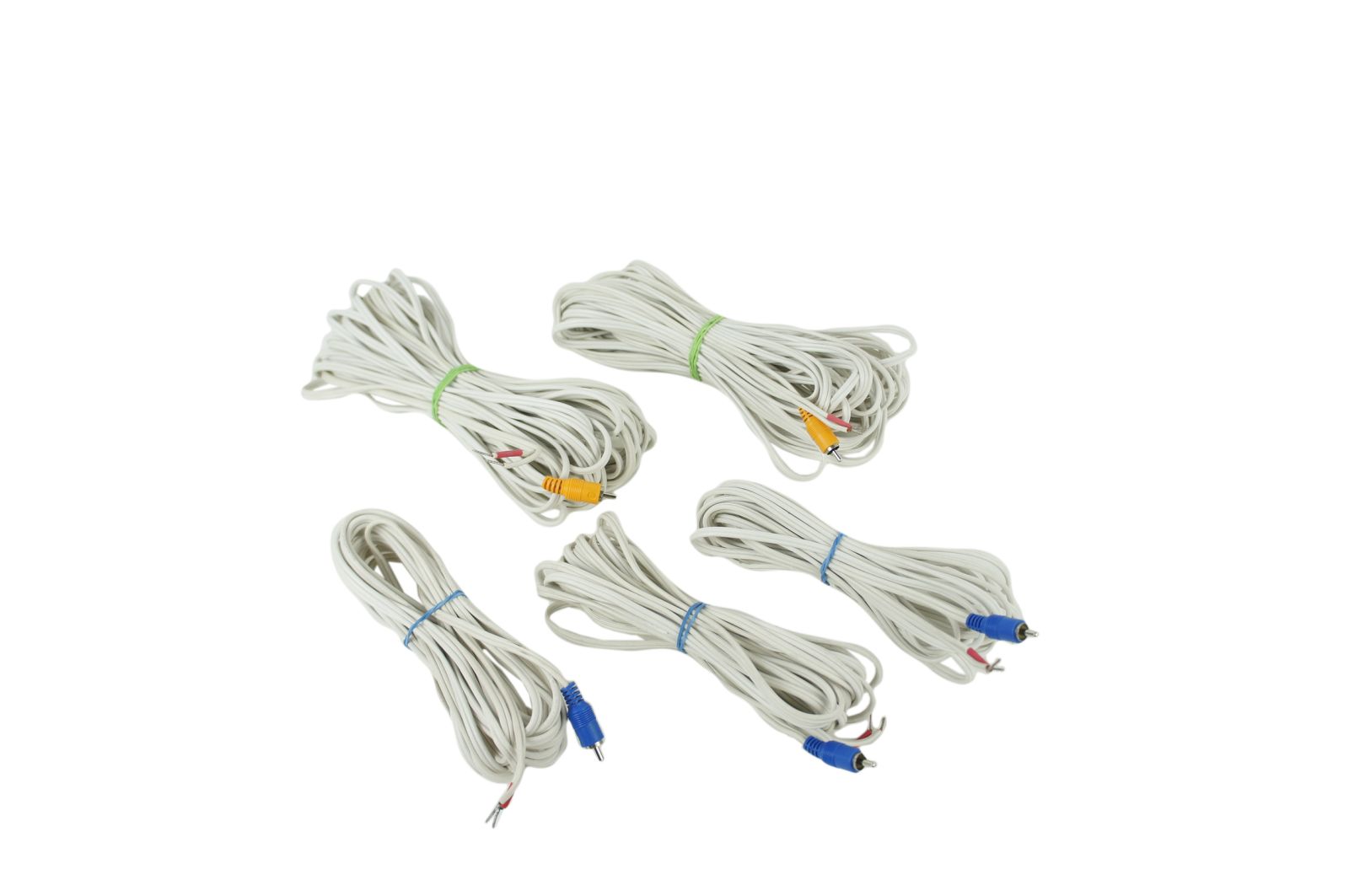 5x_Bose_Acoustimass_Lautsprecherkabeln_mit_Steckern_Weiss