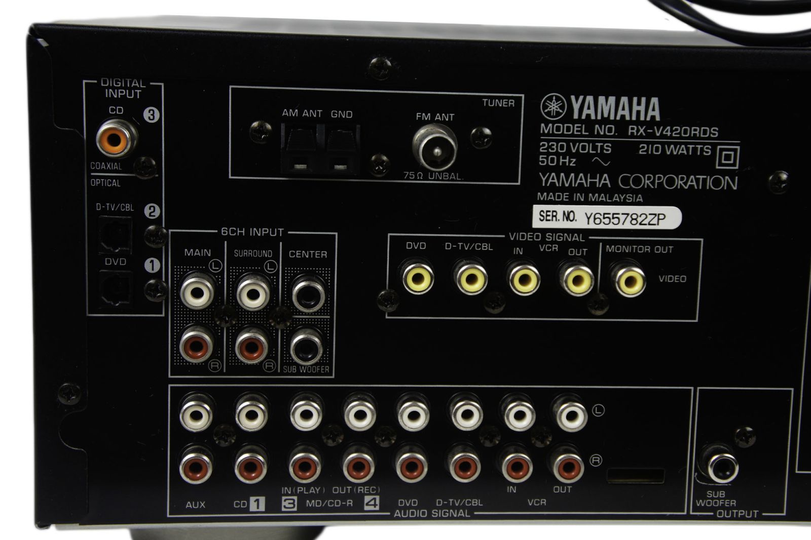 Yamaha_RX-V_420_Dolby_Digital_DTS_Receiver_12