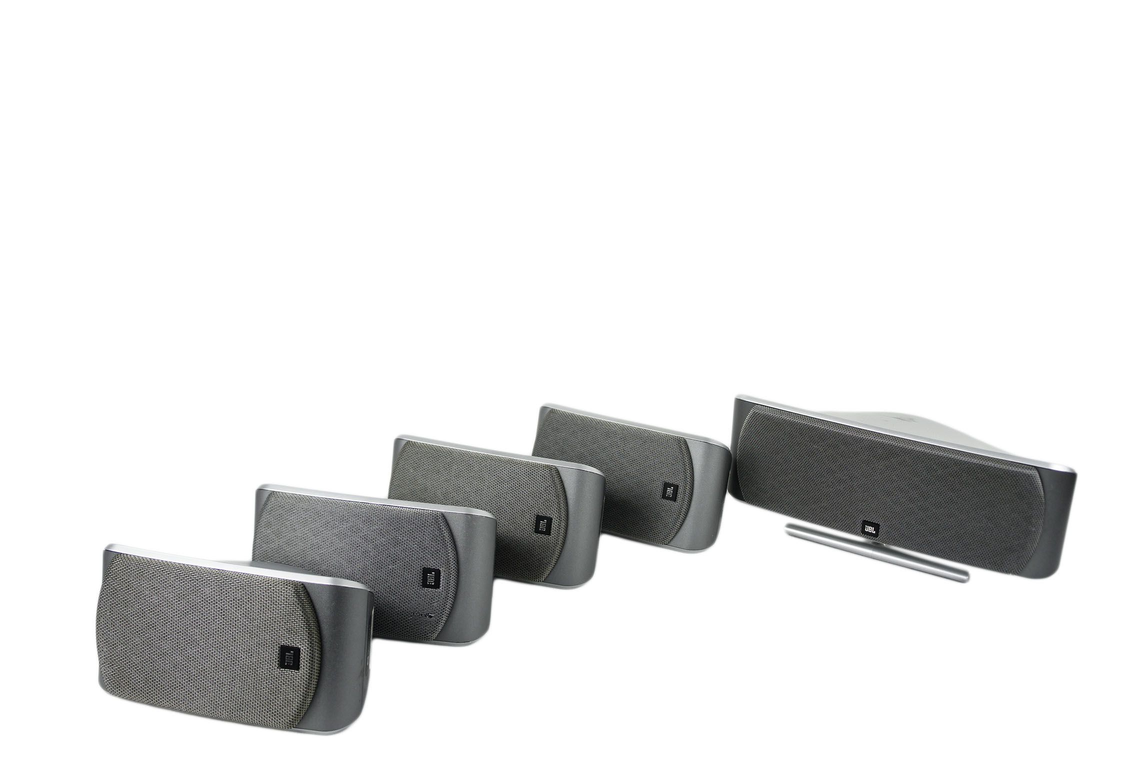 5x_JBL_SCS200SAT_Boxen_Silber_Lautsprecher_Boxen