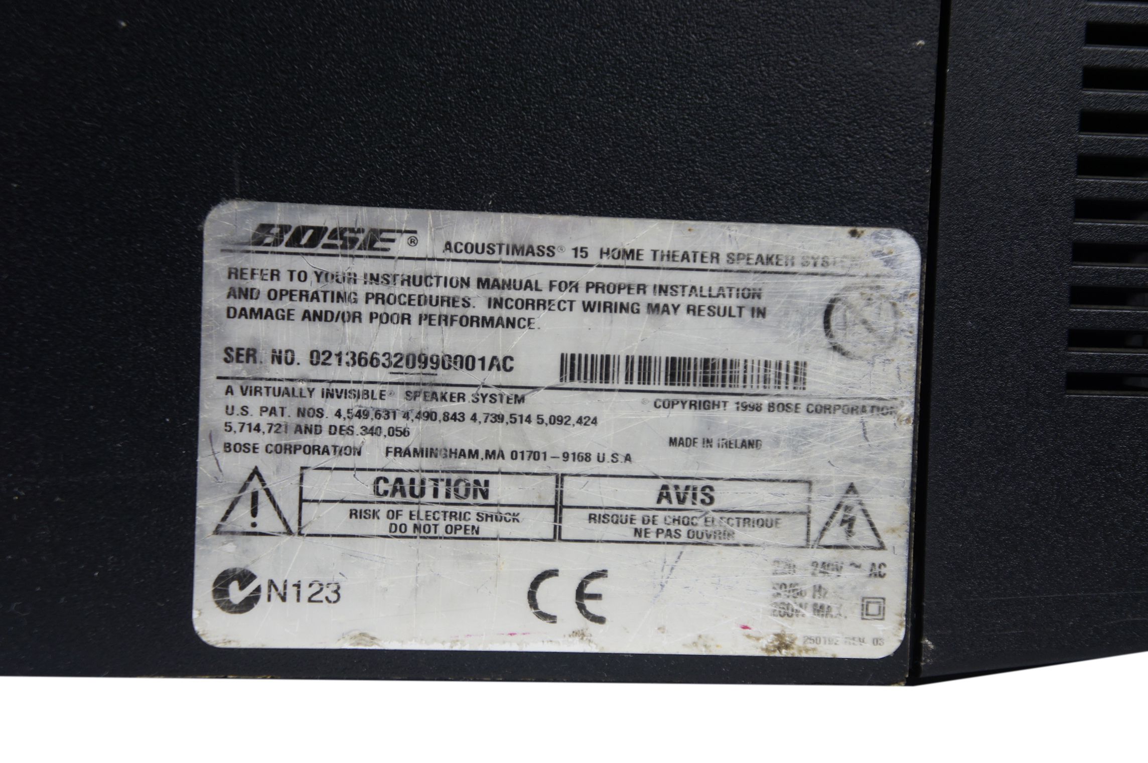 Bose_Acoustimass_15_Powered_5.1_Subwoofer_Aktiv_inkl._Steuerkabel_08