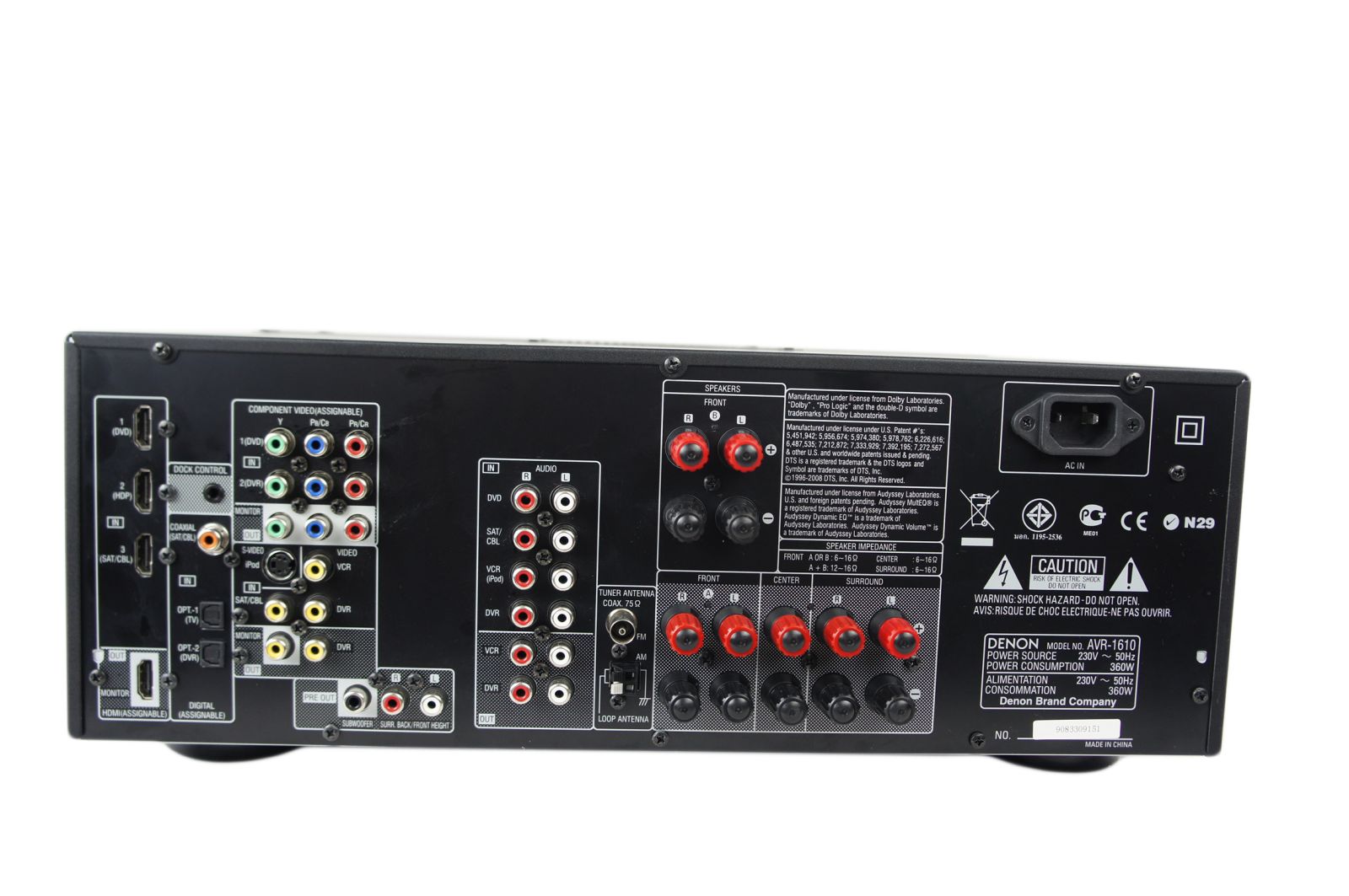Denon AVR1610 AVReceiver gebraucht kaufen azilb.de