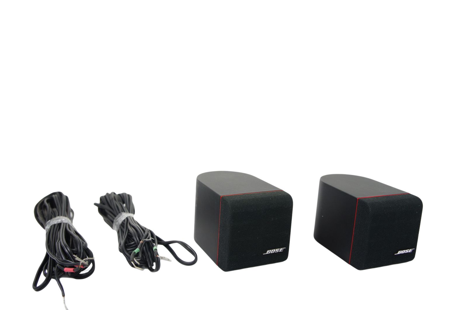 2x_Bose_Einzelcubes_Lautsprecher_Boxen_Series_II_mit_roten_Rand