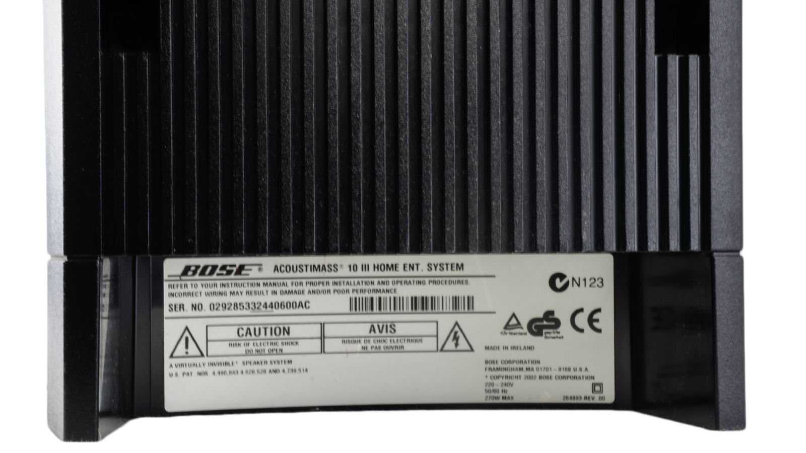 Bose_Acoustimass_10_Series_III_Powered_Subwoofer_Schwarz_Aktiv_06