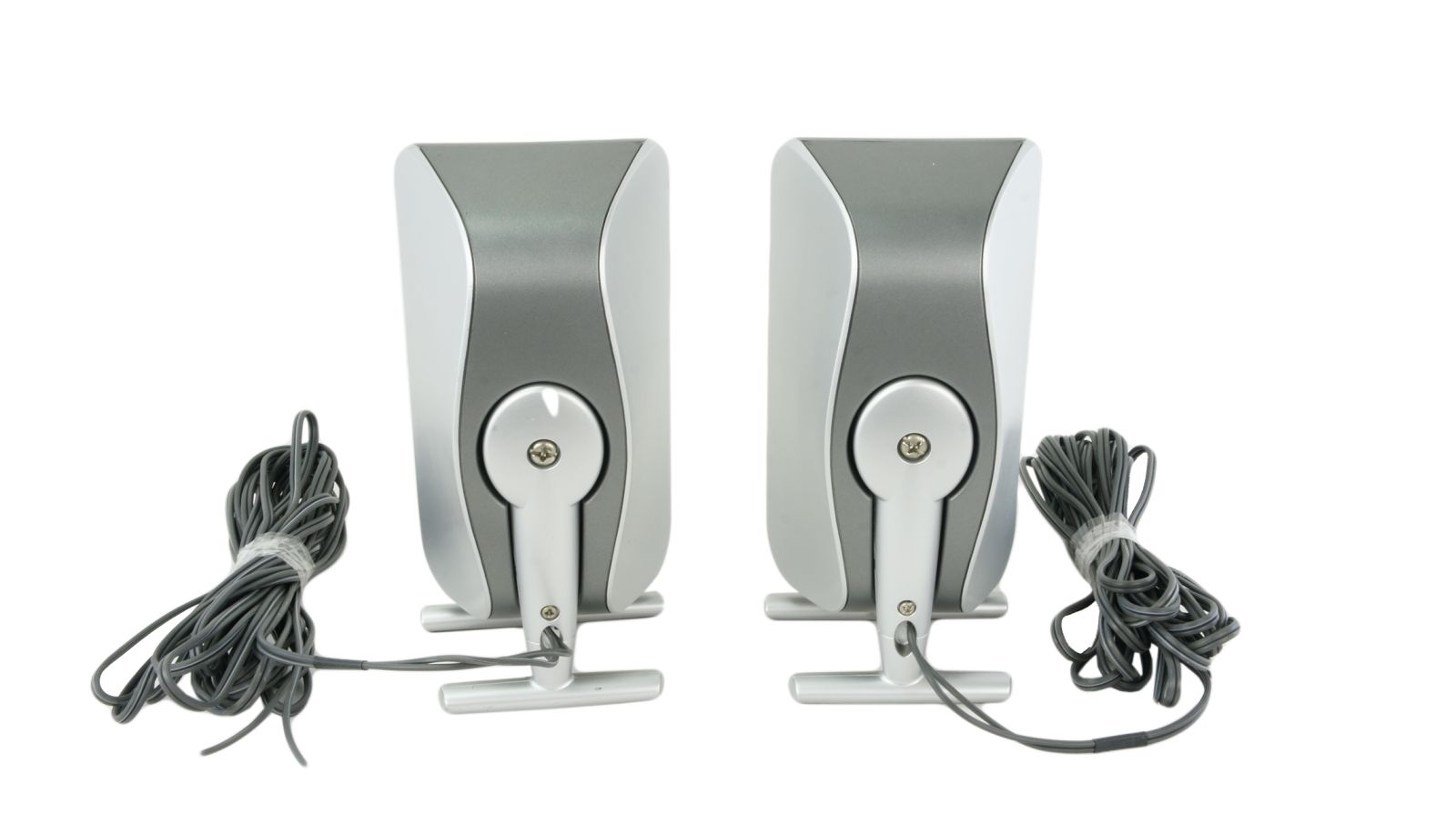 2x_JBL_SCS_200_SAT_Lautsprecher_Boxen_Silber_mit_Tischstander_03
