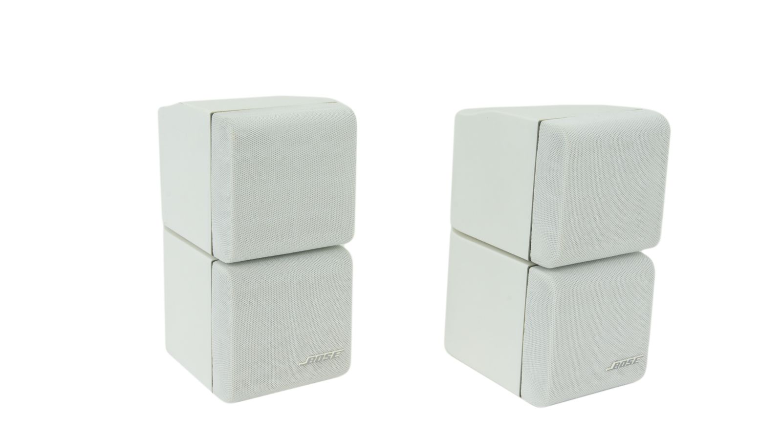2x_Bose_Acoustimass_Doppelcubes_Series_II_Lautsprecher_Boxen_Satelliten_Weiss